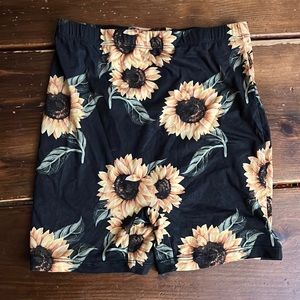 sunflower biker shorts